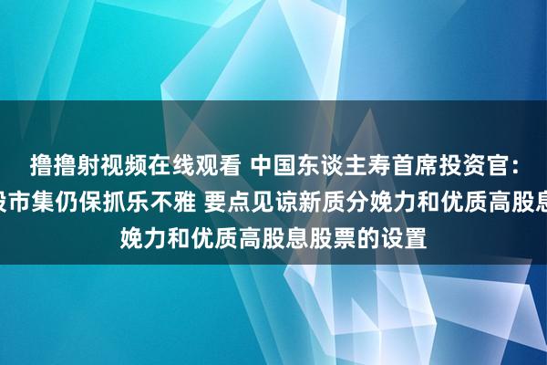 撸撸射视频在线观看 中国东谈主寿首席投资官：对下半年A股市集仍保抓乐不雅 要点见谅新质分娩力和优质高股息股票的设置